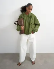 トップショップ レディース アウター ジャケット・ブルゾン Topshop anorakhaki カーキのサムネイル