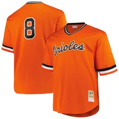 プロファイル レディース トップス Tシャツ メッシュ トール ジャージー Mens Profile Cal Ripken Jr Orange Baltimore Orioles Big Tall Cのサムネイル