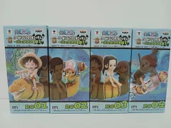 ワンピース ワールドコレクタブルフィギュア リュウグウ王国1 4点セット 未開封品 ルフィ ロビン チョッパー フランキー [MB-7888]のサムネイル