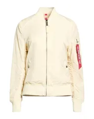 アルファインダストリーズ レディース アウター ジャケット・ブルゾン ALPHA INDUSTRIES Off White オフホワイトのサムネイル