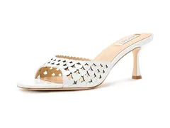 バッジェリーミシュカ レディース シューズ ヒール Badgley Mischka Windy White Patent ホワイトのサムネイル