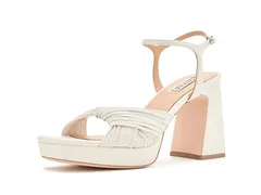 バッジェリーミシュカ レディース シューズ サンダル Badgley Mischka Winslet White Leather ホワイトのサムネイル