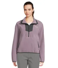 コロンビア レディース アウター コート フリース Columbia Sequoia Grove 12 Zip Fleece Shale PurpleSharkShark パープルのサムネイル