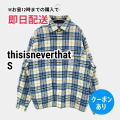 thisisneverthat ディスイズネバーザット シャツ/ブラウス S ブルー メンズ