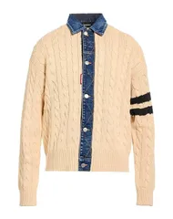 ディースクエアード メンズ アウター カーディガン DSQUARED2 Beige ベージュのサムネイル