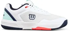 ウィルソン メンズ シューズ スニーカー Wilson Mens CourtGlide Tennishoes Gray DawnBayFiery Coral グレーのサムネイル