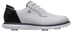 フットジョイ メンズ シューズ スニーカー FootJoy Mens Traditions Blucher Golf Shoes WhiteBlack CamoCrimson ホワイトのサムネイル