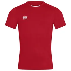 カンタベリー レディース トップス Tシャツ Canterbury Unisex Adult Club Dry TShirt Red レッドのサムネイル