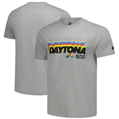 スターター レディース トップス Tシャツ Menstarter Heather Gray NASCAR Daytona 500 Prime Time TShirt Nas Grey グレーのサムネイル