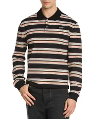 マルニ メンズ トップス ポロシャツ スリムフィット Marni Slim Fit Long Sleeve Polo Shirt Pale Mint ミントのサムネイル