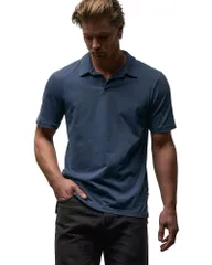 ジェームス パース メンズ トップス ポロシャツ スエード ジャージー James Perse Sueded Jersey Polo Lake Pigmentのサムネイル