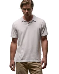 ジェームス パース メンズ トップス ポロシャツ スエード ジャージー James Perse Sueded Jersey Polo White ホワイトのサムネイル