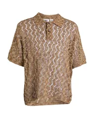 オベイ メンズ トップス ポロシャツ OBEY Khaki カーキのサムネイル