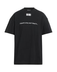 ヴェトモン メンズ トップス Tシャツ VETEMENTS Black ブラック