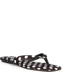 スティーブ マデン レディース シューズ サンダル ドット柄 ドット Steve Madden Trella Polka Dothong Sandals BlackWhite ホワイトのサムネイル