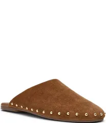 スティーブ マデン レディース シューズ パンプスエード Steve Madden Pearson Suede Studded Clogs Chestnutのサムネイル