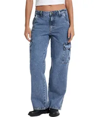 ゲス レディース ボトムス デニムパンツ ジーンズ Guess G10 Cargo Pocket Jeans Blue ブルーのサムネイル