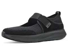 フィットフロップ レディース シューズ スニーカー スエード ニット FitFlop Fmode Flow KnitSuede Mary Janes All Black ブラックのサムネイル
