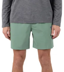 ハーレー メンズ ボトムス ハーフパンツ・ショーツ ショートパンツ Hurley Mens H2ODri Trek Stretch 7 Shorts Cilantroのサムネイル