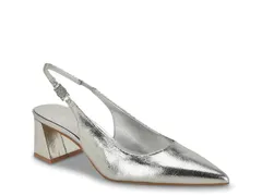 ゲス レディース シューズ パンプス GuessSinya Pump Silver Metallic Leather シルバーのサムネイル