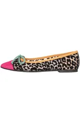 プリティ・バレリーナ レディース シューズ パンプス メッシュ Pretty Ballerinas Pointed Toe Mesh Ballet Flat Black ブラックのサムネイル