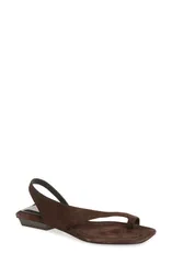 ラグアンドボーン レディース シューズ サンダル rag bone Live Flat Sandal Dark Chocolate Suede チョコレートのサムネイル