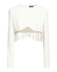 エリザベッタフランキ レディース トップス シャツ ELISABETTA FRANCHI Off White オフホワイトのサムネイル