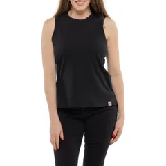 カーハート レディース トップス シャツ リラックスフィット Carhartt 106176 TENCEL Series Relaxed Fitank Top Black ブラックのサムネイル