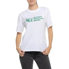 マーモット レディース トップス シャツ グラフィック Marmot Mountain Works Graphic TShirt Short Sleeve White ホワイトのサムネイル