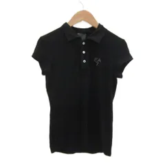 エンポリオアルマーニ EMPORIO ARMANI EA7 ポロシャツ XS 黒 ロゴ 半袖 ポロカラー /SY14 ■ECD006のサムネイル