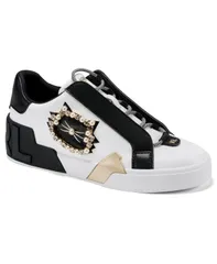 カール ラガーフェルド レディース シューズ スニーカー レース KARLAGERFELD PARIS Womens Madisyn LaceUp Sneakers Bright WhiteBlackのサムネイル