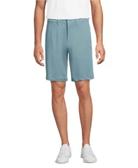 ランズエンド メンズ ボトムス ハーフパンツ・ショーツ Lands End Mens 9 Flex Golf Short Blue clay ブルーのサムネイル