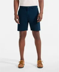 ランズエンド メンズ ボトムス ハーフパンツ・ショーツ Lands End Mens Knockabout 7 Classic Fit Chino Short Radiant navy ネイビーのサムネイル