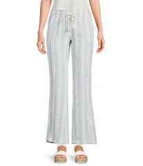 ロキシー レディース ボトムス カジュアルパンツ Roxy Striped Oceanside Pants Blue Horizon ブルーのサムネイル