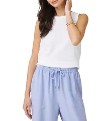 スプレンディット レディース トップス シャツ シャーリング Splendid Shelly Smocked Tank White ホワイトのサムネイル