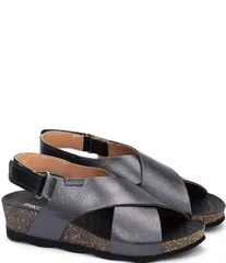 ピコリーノス レディース シューズ サンダル プラットフォーム レザー Pikolinos Mahon Leather Crosstraplatform Wedge Sandals Calcitaのサムネイル