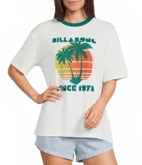 ビラボン レディース トップス シャツ Billabong My Beach Club Short Sleeve TShirt Salt Crystalのサムネイル