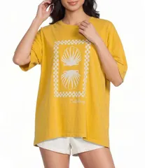 ビラボン レディース トップス シャツ Billabong Balance of Waveshort Sleeve Oversized TShirt Sun Kissedのサムネイル
