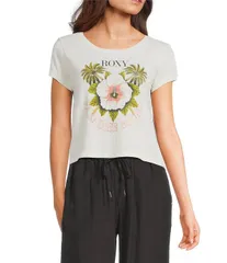 ロキシー レディース トップス シャツ Roxy In Bloom Short Sleeve TShirt Cloudancerのサムネイル