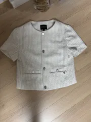 Guess ツイード ジャケット アイボリーのサムネイル