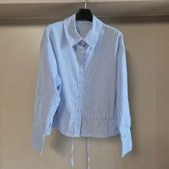 リーリン ストライプ オーバーサイズ シャツのサムネイル