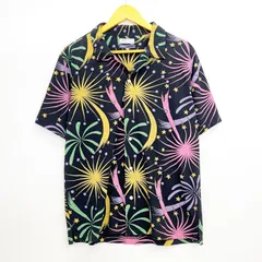 SUN SURF × BEAMS GOLF "FIREWORKS" ALOHA サンサーフ ビームス ゴルフ ファイアーワークス アロハ ポロシャツ Ks7-88のサムネイル
