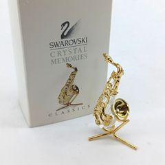 【値下】Swarovski スワロフスキー　サクスフォン　置物 値下】Swarovski スワロフスキー サクスフォン 置物 値下】Swarovski