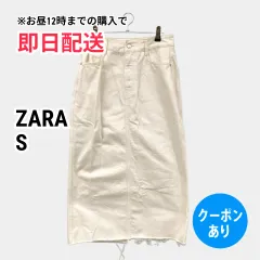ZARA ザラ スカート S ホワイト レディースのサムネイル