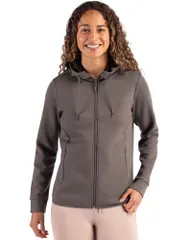 クリーク レディース トップス Tシャツ スウェット Clique Haven Recycled Womens Full Zip Hooded Sweatshirt Pure Slate スレートのサムネイル