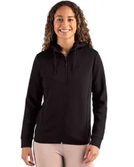 クリーク レディース トップス Tシャツ スウェット Clique Haven Recycled Womens Full Zip Hooded Sweatshirt Black ブラックのサムネイル
