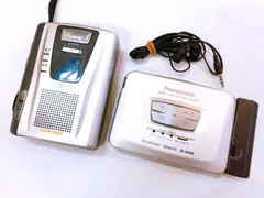 【4799】ポータブルカセットプレーヤー 2個セット パナソニック RQ-SX30 ソニー TCM-500 カセットプレーヤー テープレコーダー PANASONIC SONYのサムネイル