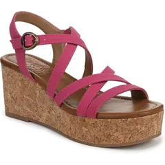 ブローフィッシュマリブ レディース シューズ サンダル プラットフォーム Blowfish Malibu Aurora Womens Platform Wedge Sandals Fuschia Piのサムネイル