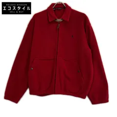 POLO RALPH LAUREN　ポロ ラルフローレン　90S レッド フリース スイングトップ　Mのサムネイル