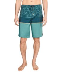O'Neill Men's Swimwear Shorts - Hyperfreak Heat Block 21 Boardshorts, Brittany Blue